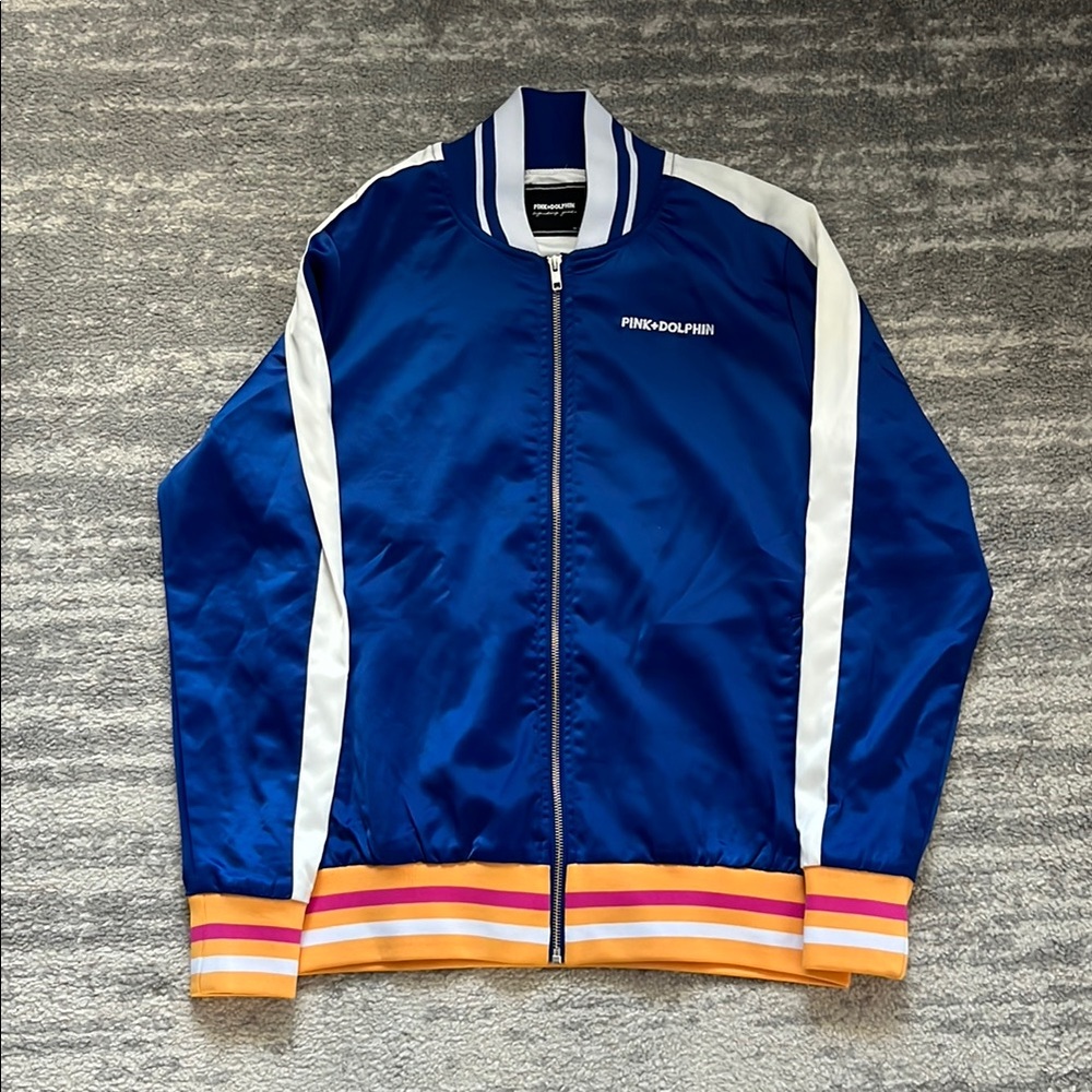 Pink Dolphin Royal Blue Varsity Jacket